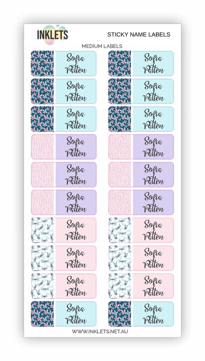 Dragonflies Name Label Bundle