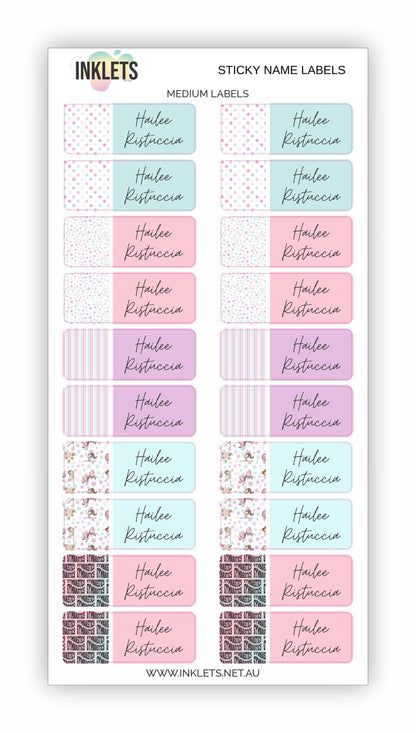 Gymnastics Name Label Bundle