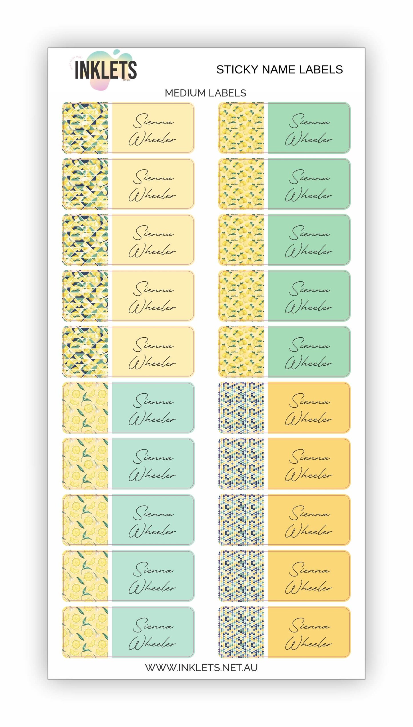 Lemonade Name Label Bundle