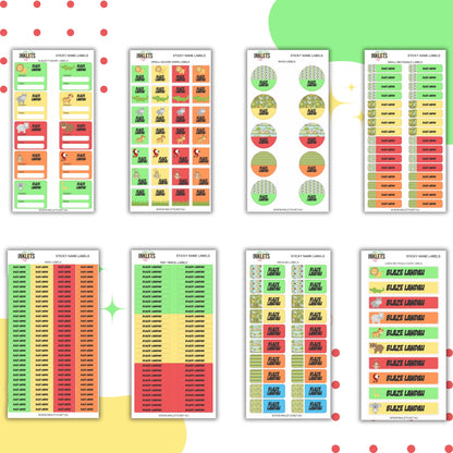 Jungle Life Name Label Bundle