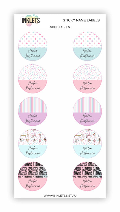 Gymnastics Name Label Bundle