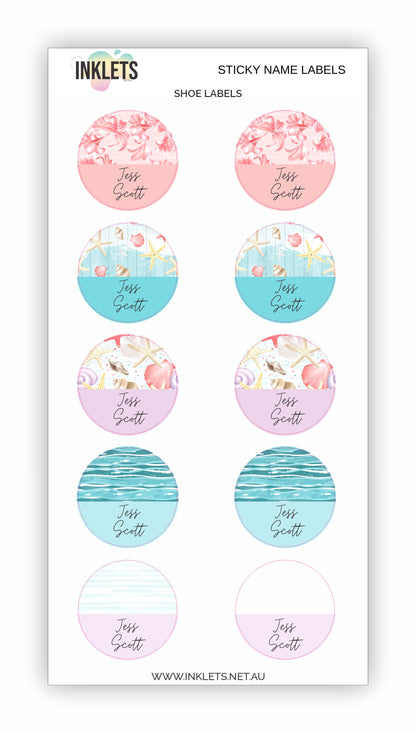 Ocean Life Name Label Bundle