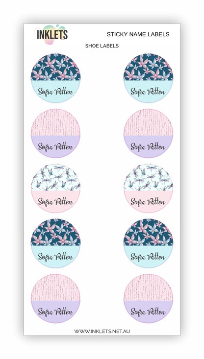 Dragonflies Name Label Bundle