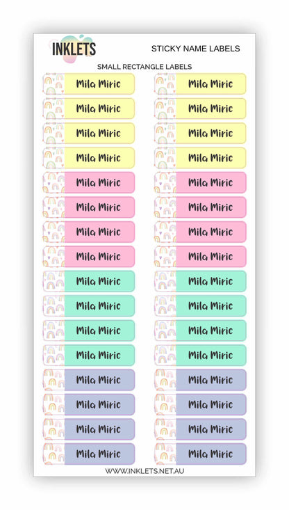 Rainbow Name Label Bundle