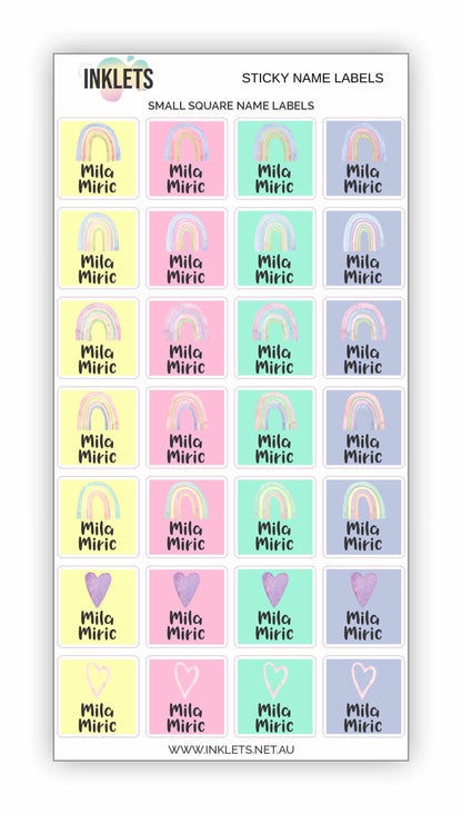 Rainbow Name Label Bundle